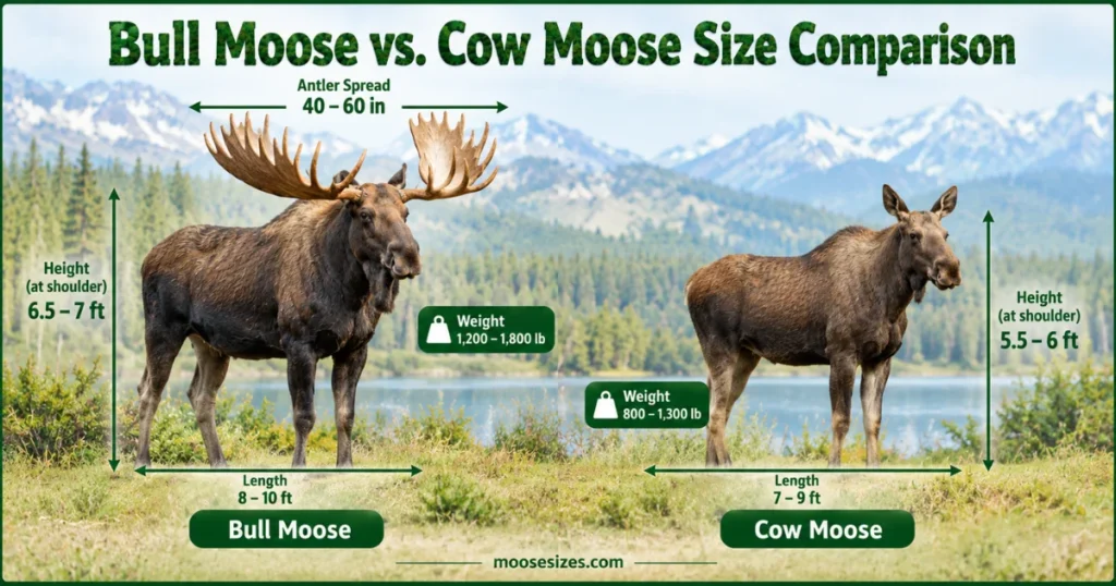 bull-moose-vs-cow-moose-size