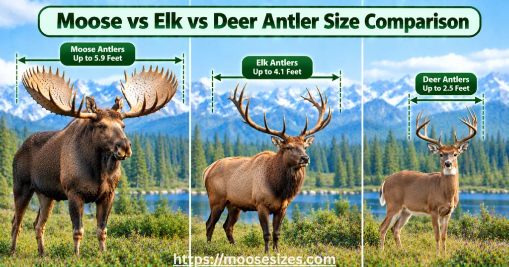 moose-vs-elk-vs-deer-antler-size