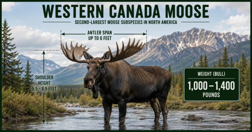 western-canda-moose-size